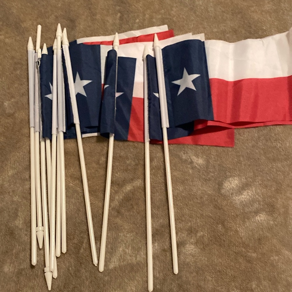 Texas flags